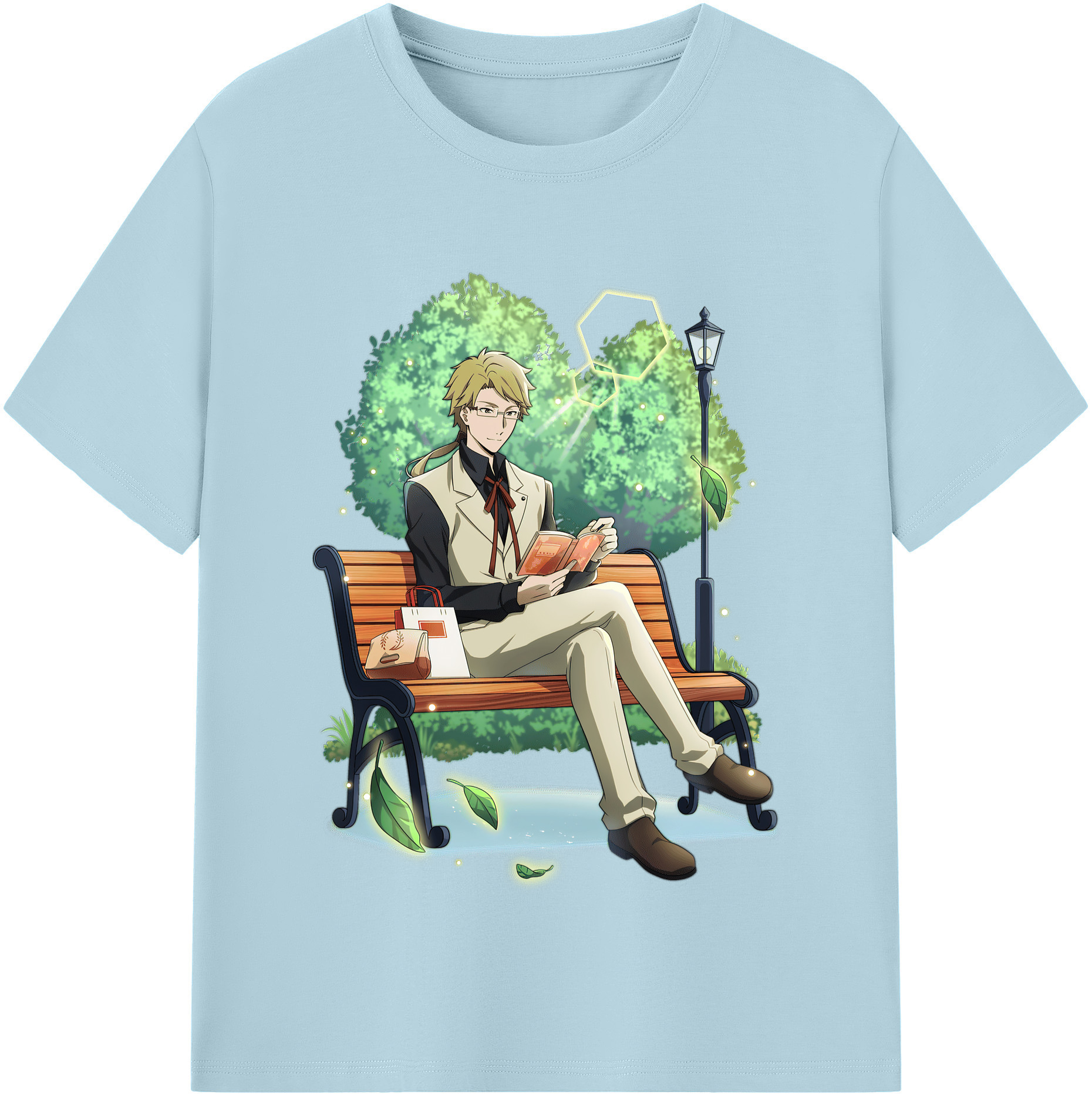 （画像用） 文豪ストレイドッグス Bungo Stray Dogs 綿100％半袖Tシャツ（フロントプリント）